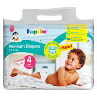 lupilu® Dětské pleny Soft & Dry, velikost 4 Maxi, 50 kusů