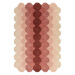 Růžový vlněný koberec 200x290 cm Hive – Asiatic Carpets