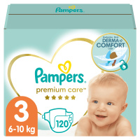 Pampers Premium Care plenky vel. 3, 6-10 kg, 120 ks