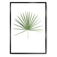 Dekoria Plakát Tropical Leaf Green, 21 x 30 cm, Vybrat rám: Černý