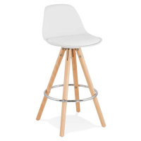 Bílá barová židle Kokoon Anau, výška sedu 64 cm