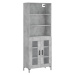 vidaXL Skříň highboard betonově šedá 69,5x34x180 cm kompozitní dřevo