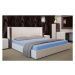 Modré prostěradlo na postel 160x200 cm