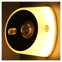Carpyen LED nástěnné světlo Zoom, bodovka USB výstup černá