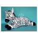 Plyšová zebra Zephir the Zebra Histoire d’ Ours černobílá 50 cm od 0 měsíců