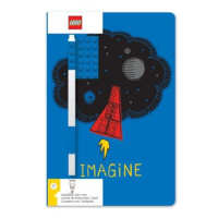 LEGO Stationery Zápisník A5 s modrým perem - Imagine