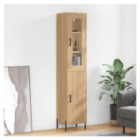 vidaXL Skříň highboard dub sonoma 34,5 x 34 x 180 cm kompozitní dřevo