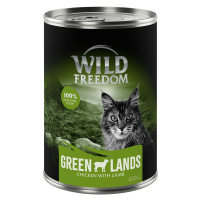 Wild Freedom Adult 6 x 400 g - bez obilovin - 5 + 1 zdarma - Green Lands - jehně & kuře
