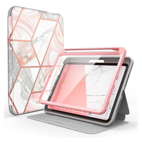 Pouzdro Supcase Cosmo pro iPad mini 6 2021 - růžový mramor