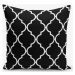 Černo-bílý povlak na polštář s příměsí bavlny Minimalist Cushion Covers Black Background Ogea, 4