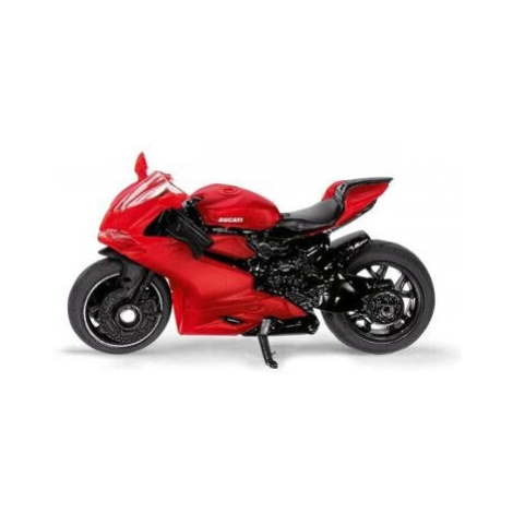 Siku Motorka červená Ducati Panigale 1299 model kov 1385