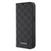 Pouzdro Karl Lagerfeld iPhone 14 Pro 6.1" bookcase black Saffiano Monogram (KLBKP14LSAKLHPK)