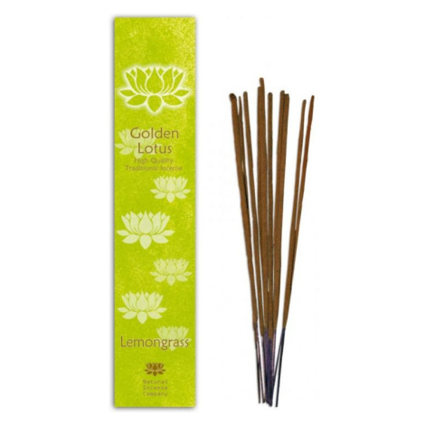Golden Lotus - Citrónová tráva vonné tyčinky 10 ks Natural Incense