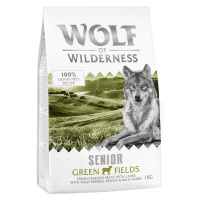 Wolf of Wilderness granule, 4 x 1 kg - 3 + 1 kg zdarma - enior 