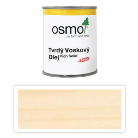 Tvrdý voskový olej OSMO barevný 0.125l Bílý 3040