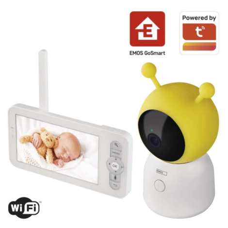 GoSmart Otočná dětská chůvička IP-500 GUARD s monitorem a Wi-Fi EMOS