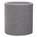 Keter Květináč Cylinder M Silver Grey