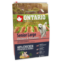 Krmivo Ontario senior Large Chicken & Potatoes 2,25kg