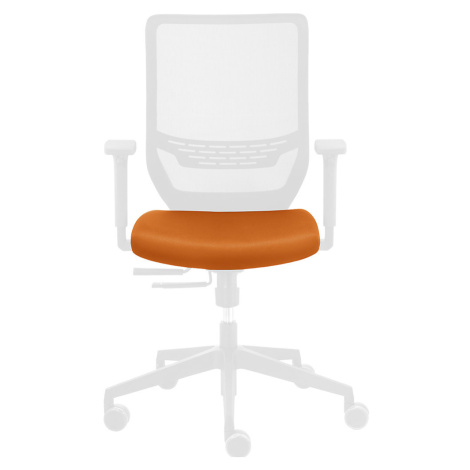 TrendOffice Návlek na sedák TO-SYNC, pro kancelářskou otočnou židli, oranžová
