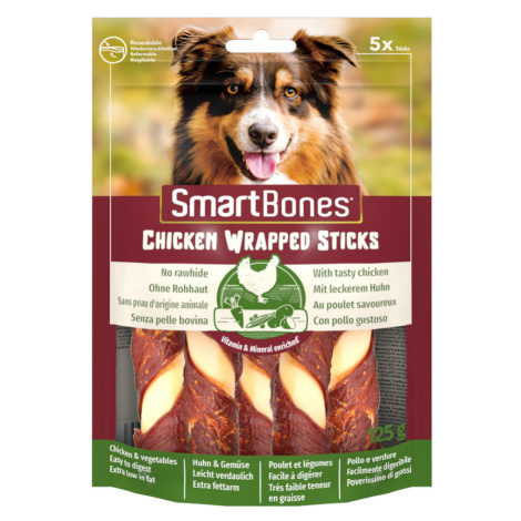 SmartBones Wrapped Sticks kuřecí - Výhodné balení: 2 x 5 kusů
