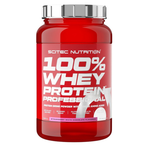 SciTec Nutrition 100% Whey Protein Professional jahoda/bílá čokoláda 920 g