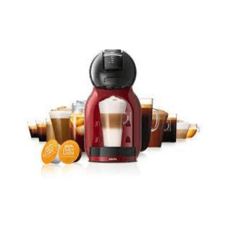 Krups kávovar na kapsle NESCAFÉ® Dolce Gusto® Mini Me od KRUPS KP123H10 černá & třešňově červená