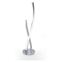 PAUL NEUHAUS LED stolní lampa barva ocel v zakřiveném designu 3000K PN 9141-55