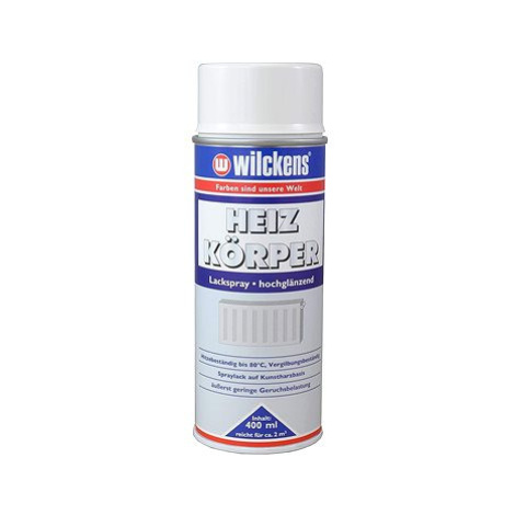 Wilckens Bílá polomatná barva na topení ve spreji Heizkoerper Lackspray 400 ml