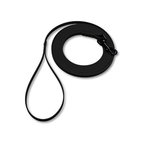 PafDog Ultralehké voděodolné stopovací vodítko ploché, 1 cm - černé