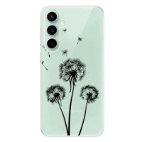 iSaprio Three Dandelions - black - Samsung Galaxy S23 FE