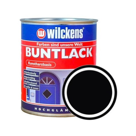 Wilckens Syntetická vrchní barva vysoký lesk Buntlack Hochglaezend 750 ml, černá