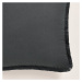 Polštář CHICA BOCCA 100% bavlna tmavě šedá 40x40 cm Mybesthome Varianta: Povlak na polštář s výp