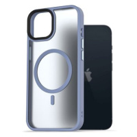 AlzaGuard Matte Case Compatible with MagSafe pro iPhone 13 světle modrý