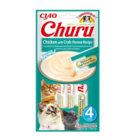 Churu Cat chicken with crab flavour recipe 4x14g