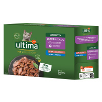 Ultima Cat kapsičky, 48 x 85 g, 38 + 10 zdarma! - Fit & Delicious losos & tuňák