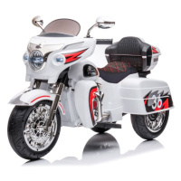Mamido Dětská elektrická motorka Goldwing bílá