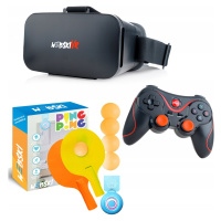 Brýle Vr 3D 360 Stupňů+gamepad+sada Pro Hraní Stolního Ping Pongu