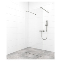 Sprchová zástěna Walk-in 120 cm SAT v barvě profilu Gun metal SATBWI120MRZAVGM