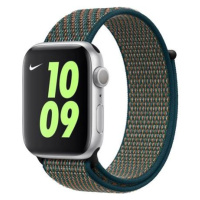 Apple Watch provlékací sportovní řemínek Nike 40/38mm Hyper Crimson / Neptune Green