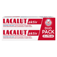 Lacalut Aktiv zubní pasta 2x75ml duo