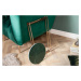 LuxD Odkládací stolek Tristen I 35 cm mramor zelený