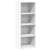 vidaXL Skříň highboard bílá 45 x 41 x 124 cm kompozitní dřevo