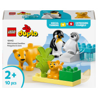 LEGO LEGO® DUPLO® Rodinky divokých zvířat: Tučňáci a lvi 10442