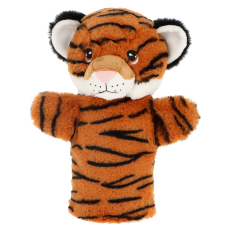 Keel Toys Keeleco plyšový maňásek na ruku eko 27 cm - Tygr