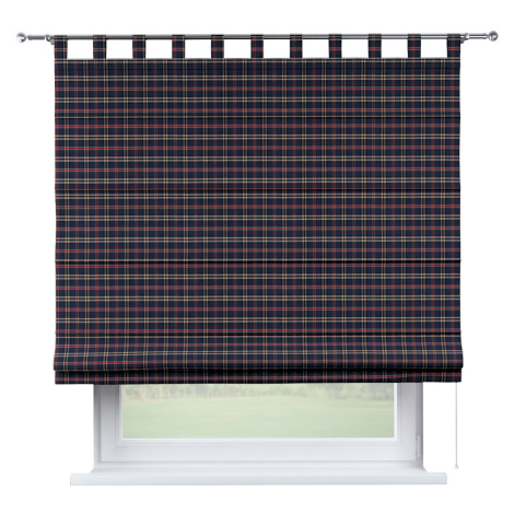 Dekoria Římská roleta Verona, kostka modro-červená, Quadro, 142-68