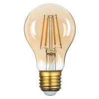 LED Žárovka E27 A60 Golden Glass 8W Teplá bílá