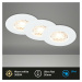 BRILONER 3ks sada LED vestavné svítidlo, 6,5 cm, 3,6W, 350lm, bílé BRI 7606036