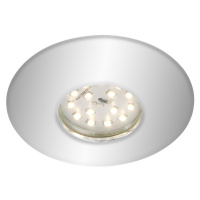 BRILONER LED vestavné svítidlo, pr. 9,3 cm, 5 W, chrom IP65 BRI 7227-018