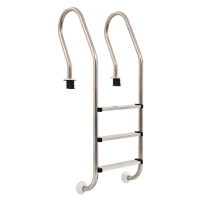 vidaXL Bazénové schůdky 3 stupně nerezová ocel 304 120 cm