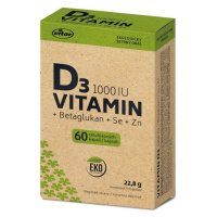 Vitar Vitamin D3 1000 IU + betaglukan EKO 60 kapslí